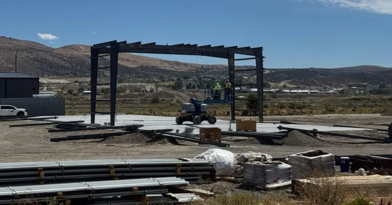 Construction begins on IFA and Veris Gold site by Idaho Street