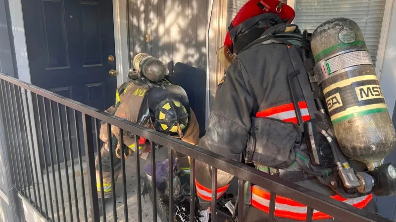 Fernley crews battle second-floor apartment fire; three people displaced