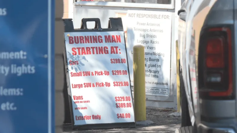 Burning Man ends, but Northern Nevada car washes brace for dusty cleanup rush