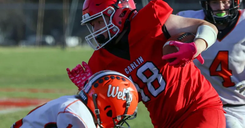 Railroaders even record in 48-0 blowout