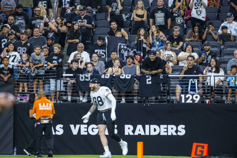 Raiders increase season ticket prices for 3rd time since 2020 relocation