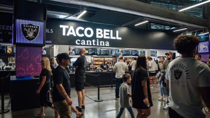 Taco Bell Cantina opens at Allegiant Stadium in first for pro football