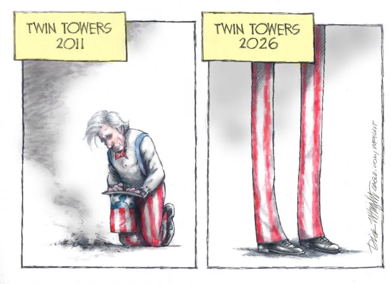 CARTOONS: Today's twin towers