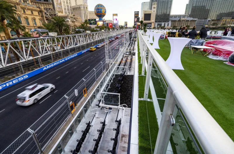 F1 Las Vegas Grand Prix circuit set up hits Strip next week