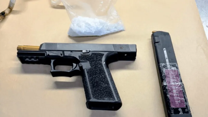 K-9 alert during traffic stop leads to meth, gun arrest near East 6th and Montello