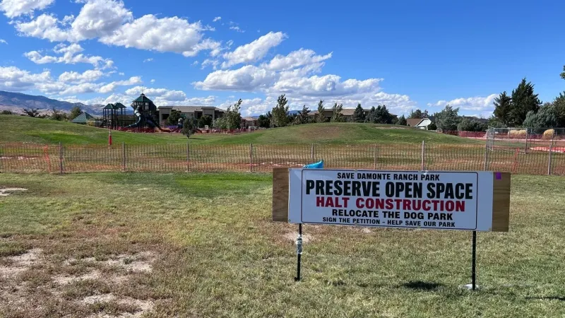 Damonte Ranch residents push back on dog park construction