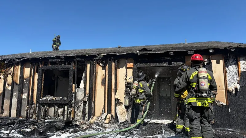 Cold Springs house fire forces two people from home, pets rescued