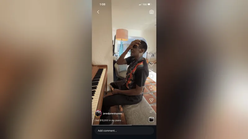 Las Vegas piano tuner receives $10,000 surprise after viral video
