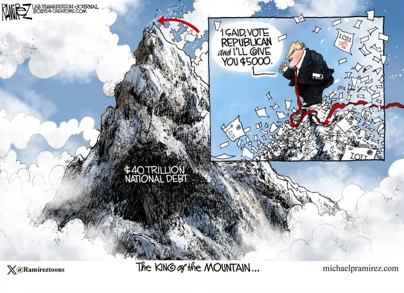 CARTOON: The new king of the mountain