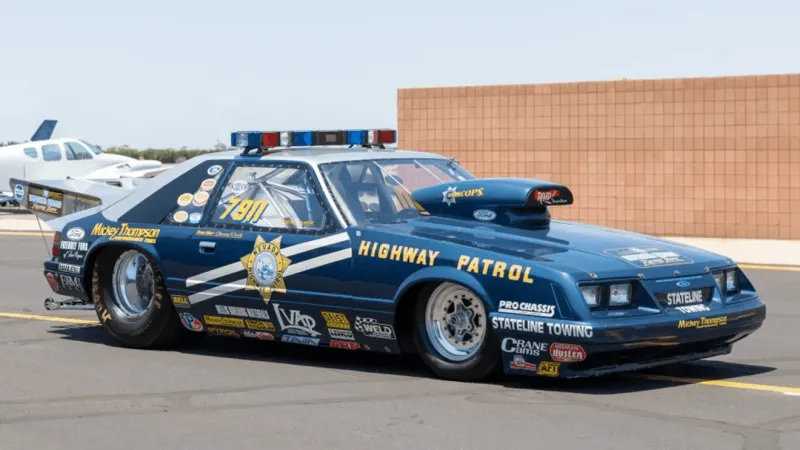 Classic Mustang used by NHP in the '80s being auctioned to help injured officers