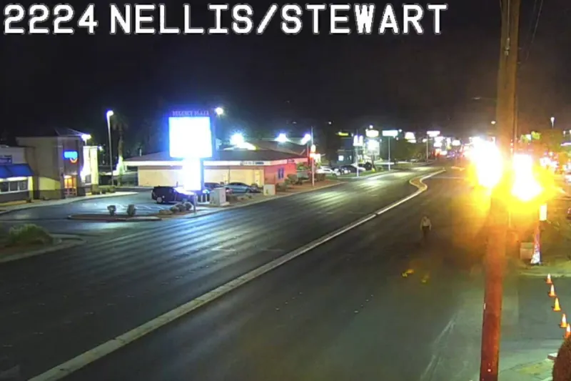 Man in custody after hit-and-run crash kills pedestrian in east Las Vegas