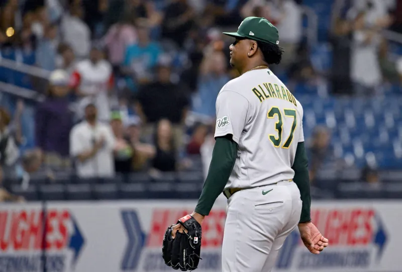Junior Caminero's 2nd walk-off homer in 4 games gives the Rays a 2-1 win over the Athletics