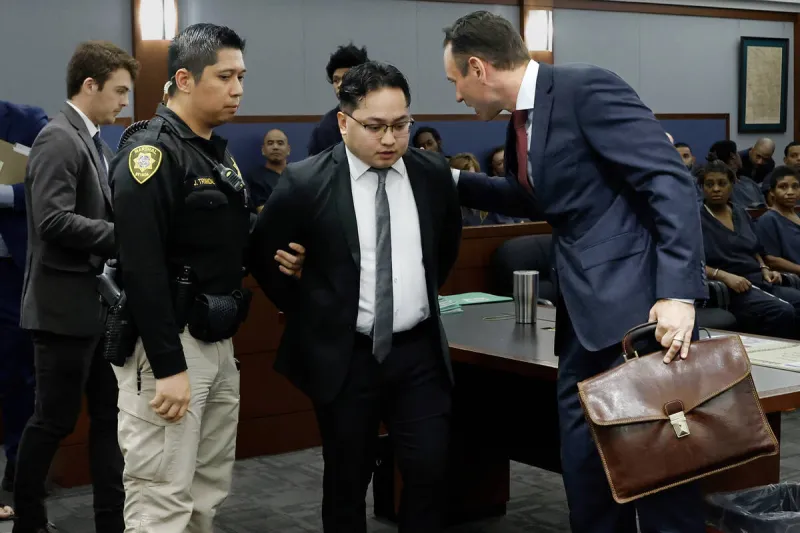 Ex-Las Vegas officer gets jail time for hugging, groping female