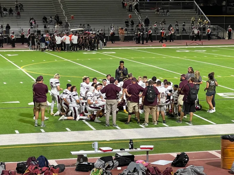 Pahrump falls to Mary Star 52--14 after second-quarter surge