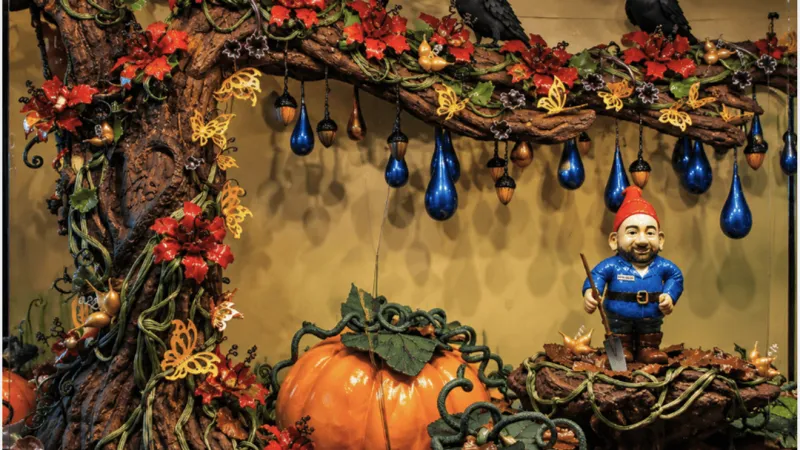 ARIA unveils fall display crafted with 2700-plus pounds of chocolate