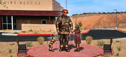 Fire Station #2 - Next Generation Statue