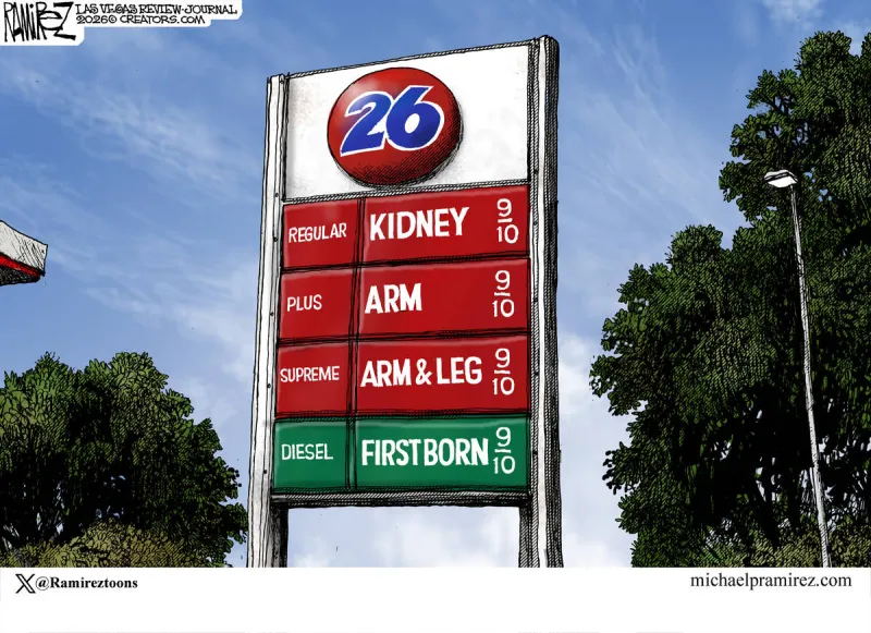 CARTOON: You know gas is expensive when