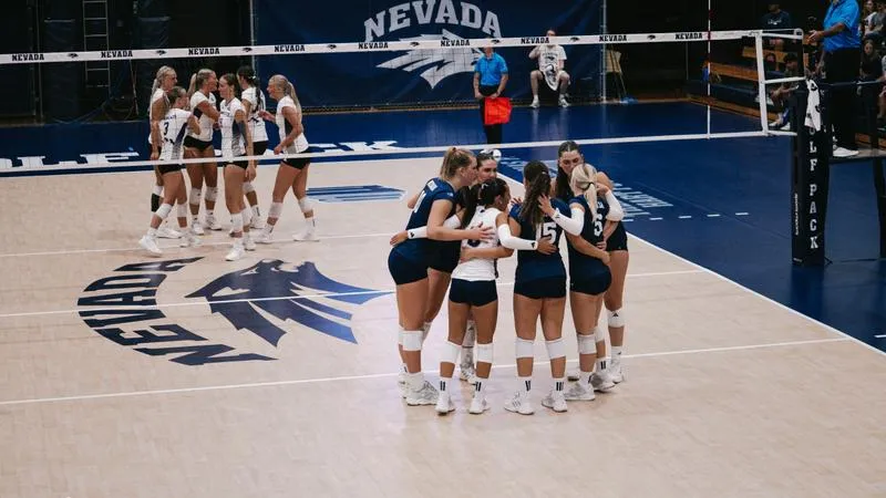 Nevada drops five-set match to Portland