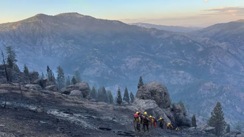 Floriston Fire held at 622 acres; containment grows to 35%
