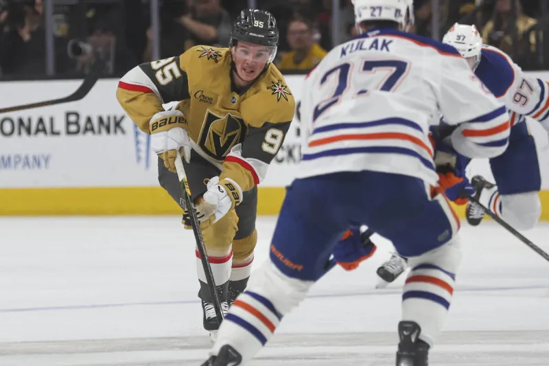 Olofsson 'happy to be back' with Golden Knights
