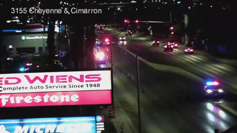 Las Vegas police looking for suspect after one person shot at Cheyenne Avenue