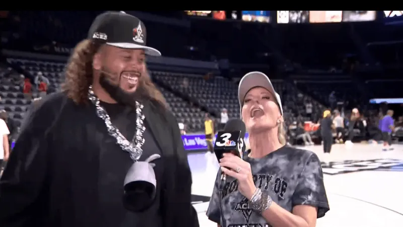 The Las Vegas Aces Celebrate Fan Appreciation Night in home finale with many give-a-ways