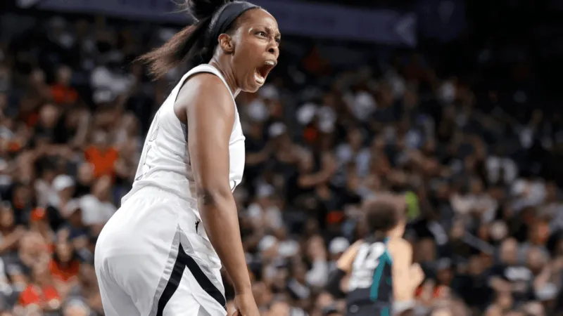 A'ja Wilson powers the Aces past the Sparks, clinching at least a No. 3 seed
