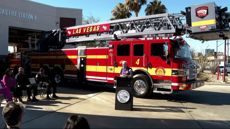 Las Vegas Fire and Rescue adds new ladder truck, boosts staffing at Station 4