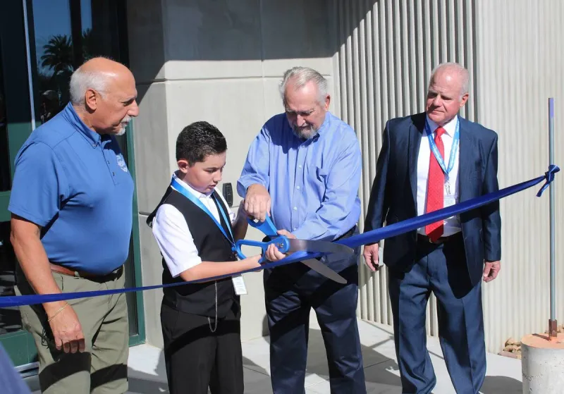 All aboard: Visitor center opens