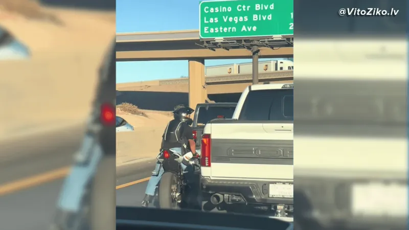 Video captures road rage incident on I-11 near Las Vegas Boulevard