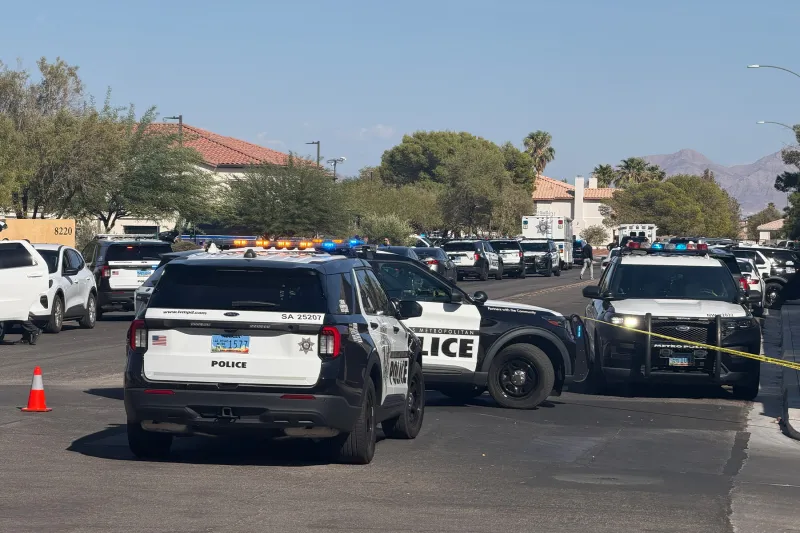 Las Vegas police discuss shooting involving officer in western Las Vegas Valley