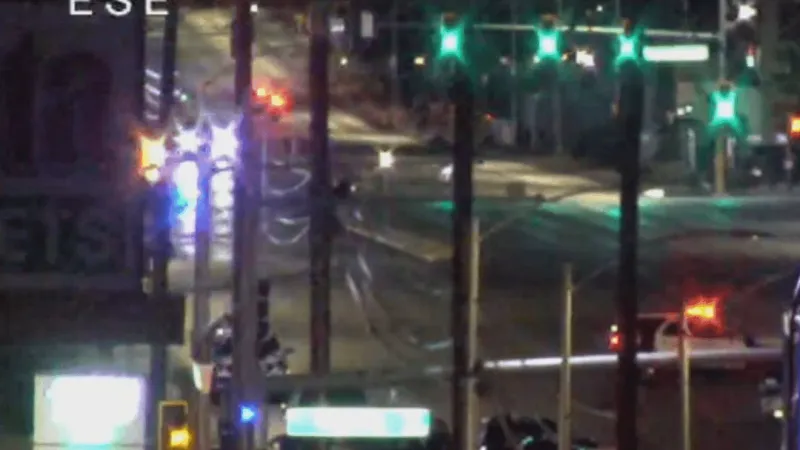 Las Vegas police investigate critical injury crash at Desert Inn near McLeod