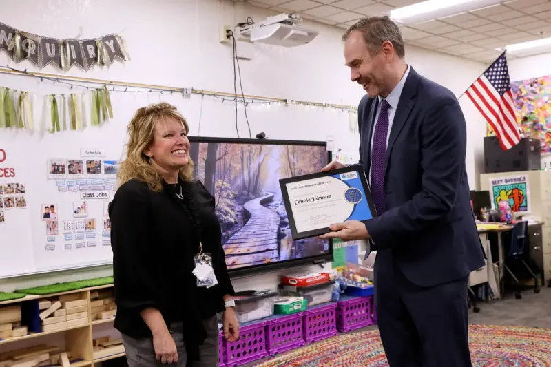'Magic happens in here': Las Vegas pre-K teacher earns Nevada early educator award