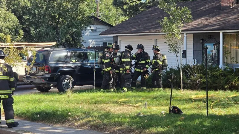 Carson City firefighters respond to a house fire on Beverly Drive, no one hurt