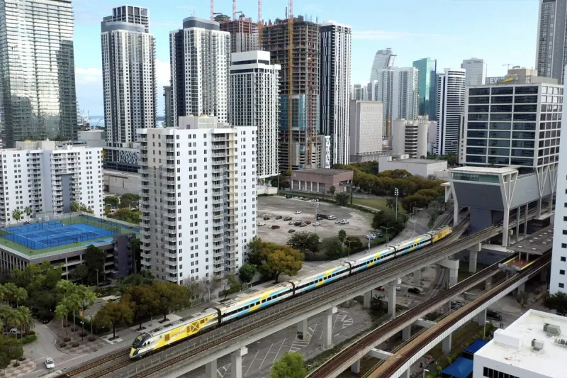 What impact does Brightline's bankruptcy have on Vegas-to-So Cal high-speed rail project?
