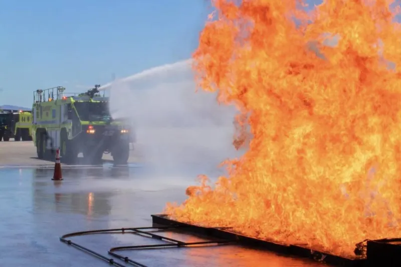 You may see flames on the Las Vegas airport airfield this week. Here's why