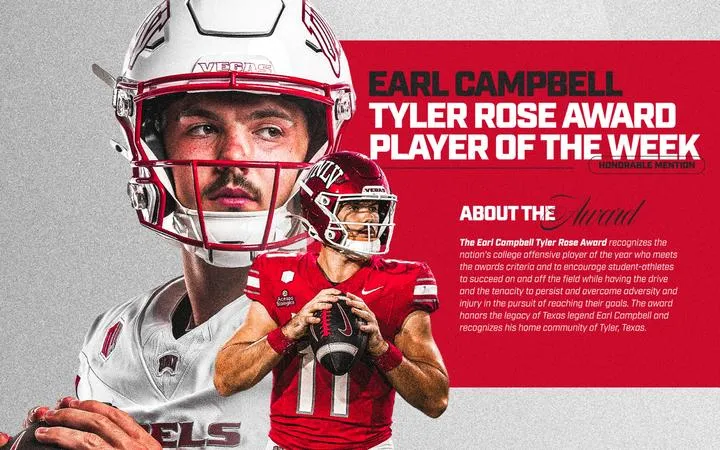 Hey Arnold! UNLV QB Honored By Earl Campbell Award
