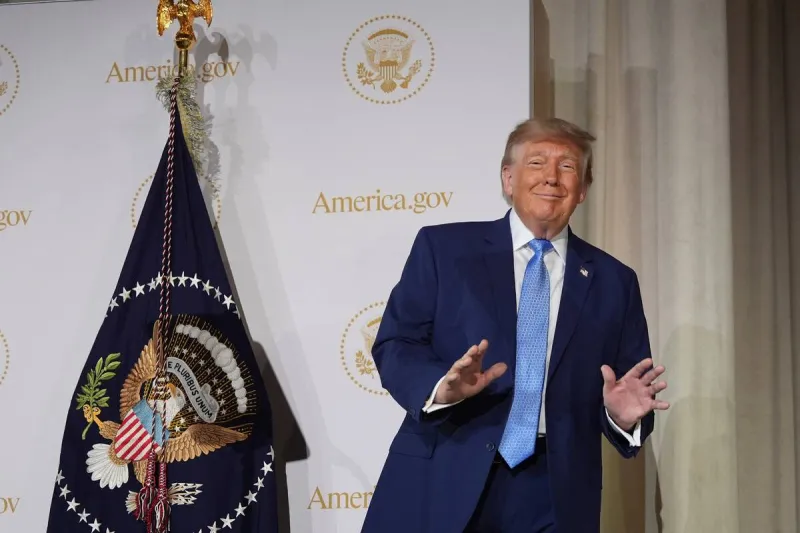Top tech firms have signed accord to 'self-police' AI development, Trump says