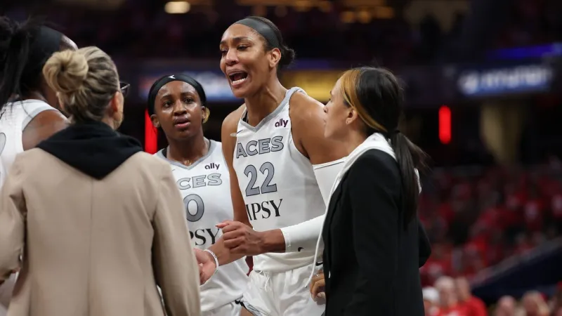 WNBA won't penalize Aces star A'ja Wilson for fan incident in Indiana