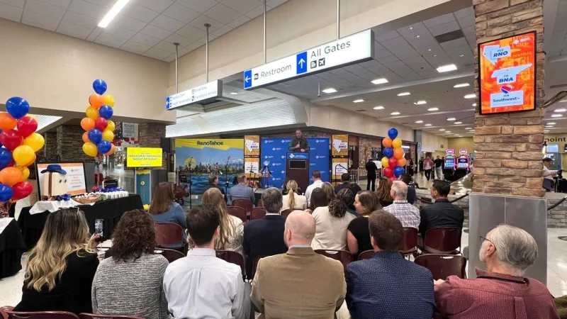 Southwest expands RNO routes with year-round nonstop service to Nashville
