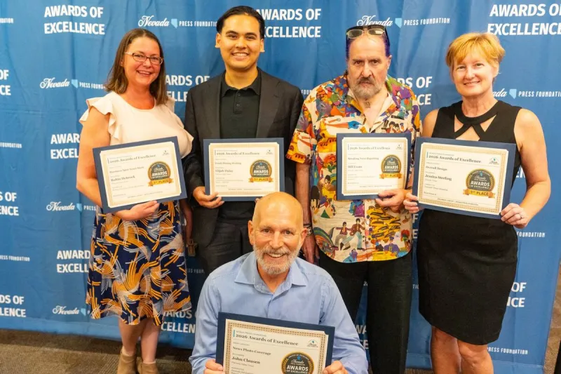 PVT honored at Nevada Press Foundation Awards of Excellence