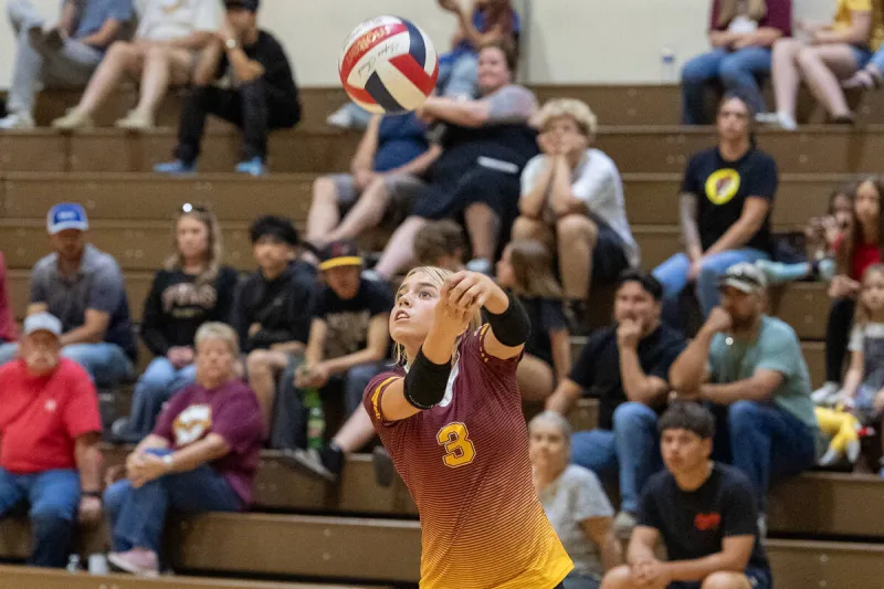Pahrump Valley volleyball falls to Boulder City, faces playoff challenge