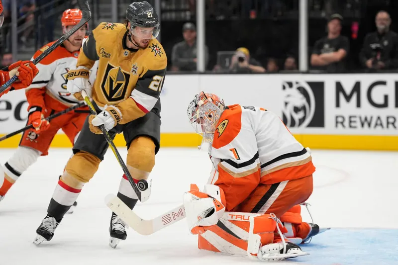 Golden Knights' 3rd-period rally falls short in loss to Ducks