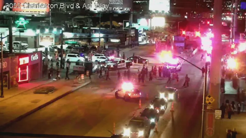 Las Vegas police investigate shooting near Charleston and Main; 3 hospitalized