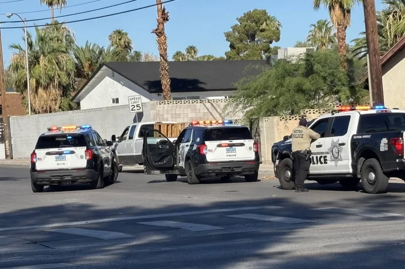 Las Vegas motorcycle officer avoids injury after driver hits bike