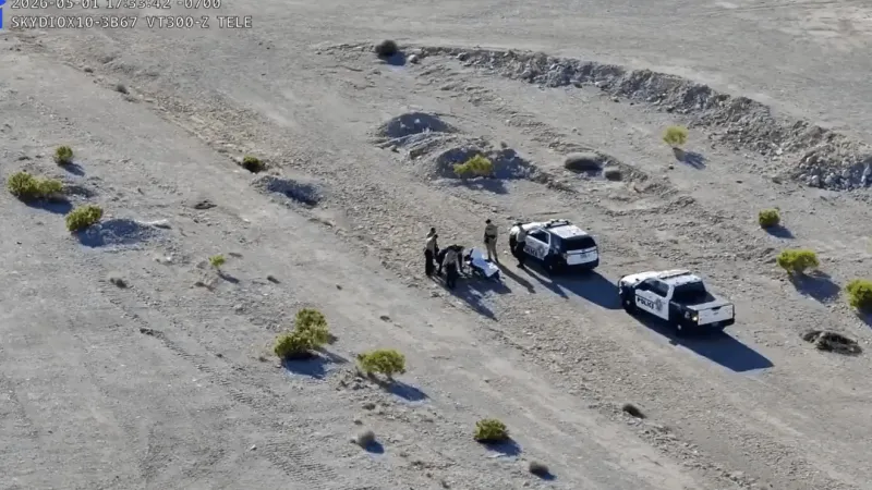 Las Vegas police drone helps find missing 89-year-old man in desert