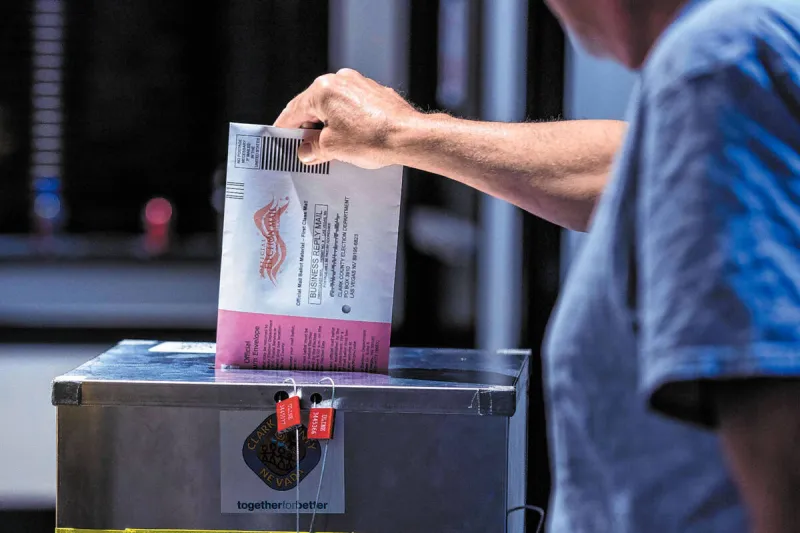 Nevada counties begin shipping mail-in ballots