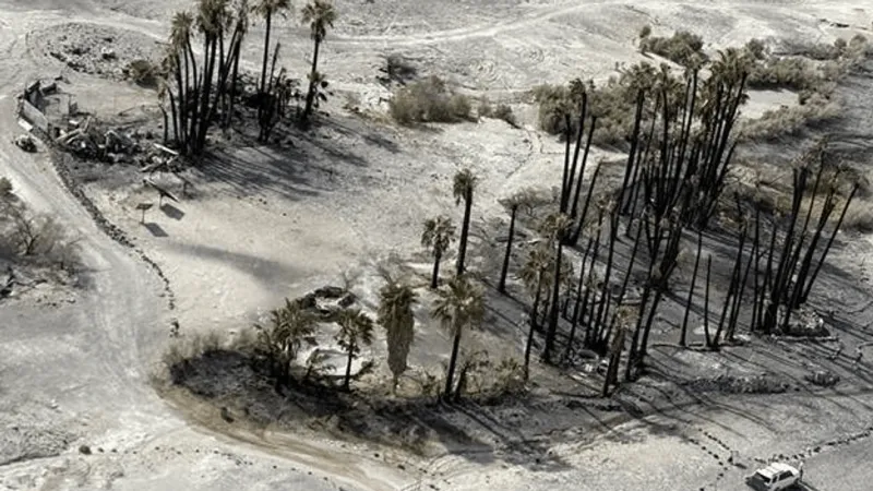 Saline Valley Warm Springs Campground reopens after fire sparked by propane grill