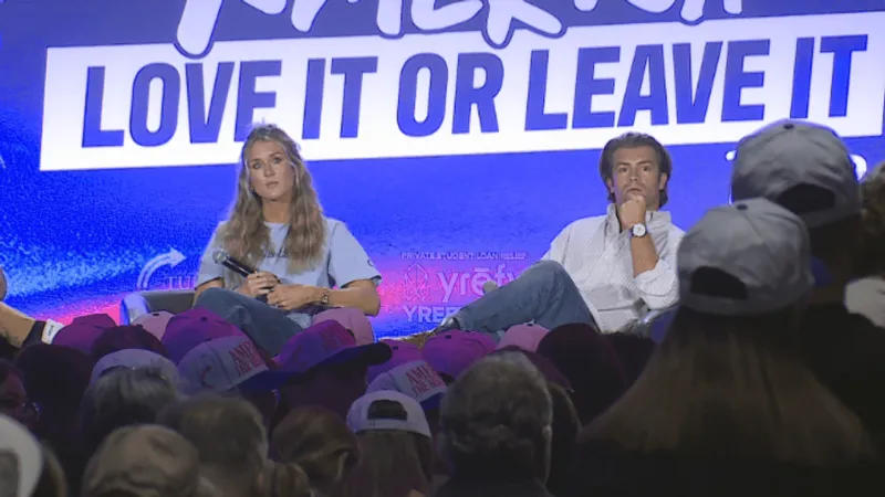 More than 600 gather at UNR for event featuring conservative activist Riley Gaines