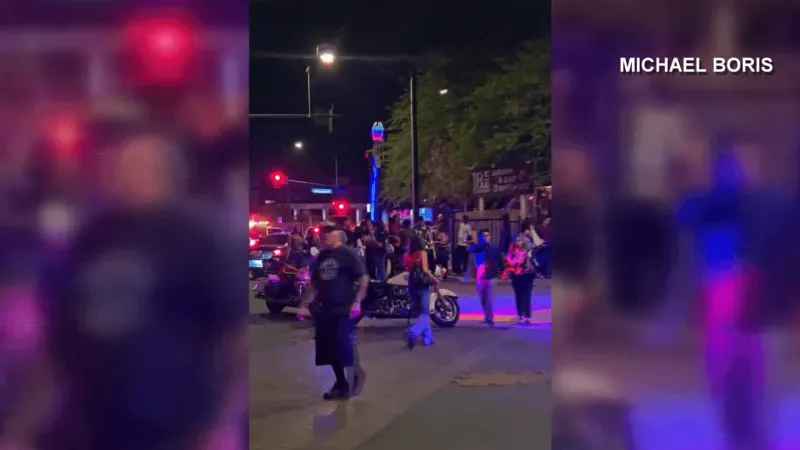 Witness reports six shots and 'hundreds' of teens stampeding from First Friday